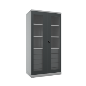 инструментальный шкаф вл-052-08 (двери с окнами) фото