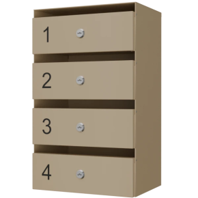 почтовый ящик 4-секционный серия ультра смарт фото