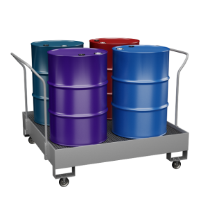 поддон для хранения 4 бочек на колесах фото