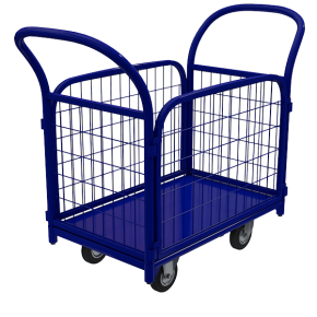 тележка платформенная с сетчатыми бортами тс 1 фото