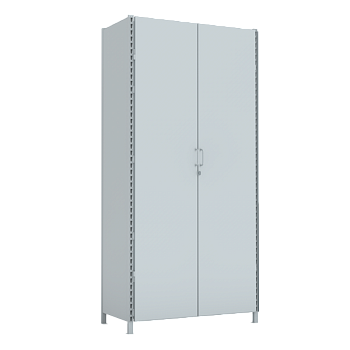 Стеллаж 2500x1200x600 стенки сплошные, двери сплошные, 4 яруса стеллаж 2500x1200x600 стенки сплошные, двери сплошные, 4 яруса фото