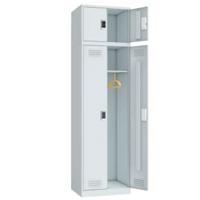 шкаф для одежды двухстворчатый с антресолью с электронным замком фото