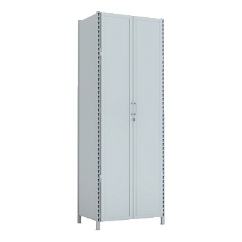 Стеллаж 2500x900x600 стенки сплошные, двери сплошные, 5 ярусов стеллаж 2500x900x600 стенки сплошные, двери сплошные, 5 ярусов фото