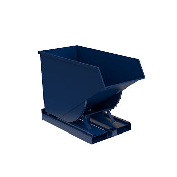 контейнер для стружки саморазгружающийся металлический (опрокидывающийся) 1065x740x1445 фото