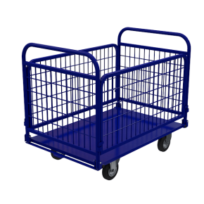 тележка со складной ручкой и сетчатыми бортами тсрс 2 фото