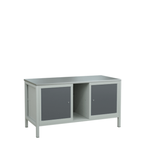 верстак 1500 с 2 распашными тумбами фото