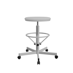 табурет с усиленной опорой для ног т03/к белый фото