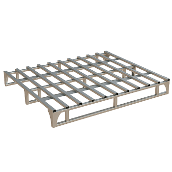 поддон каркасный (палета) пмк-к фин оцинкованный фото
