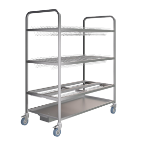 тележка для тарелок и стаканов 1200x600x1440 мм фото