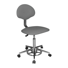 кресло с ножным подъемом кр12 (обивка) серое фото