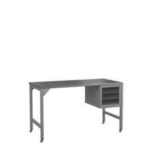 верстак 1500 с подвесной тумбой и колёсами фото