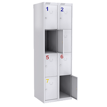 шкаф для сумок на 8 ячеек фото