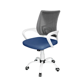 кресло для персонала кр08 синие фото