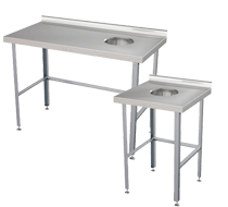 Столы для сбора отходов